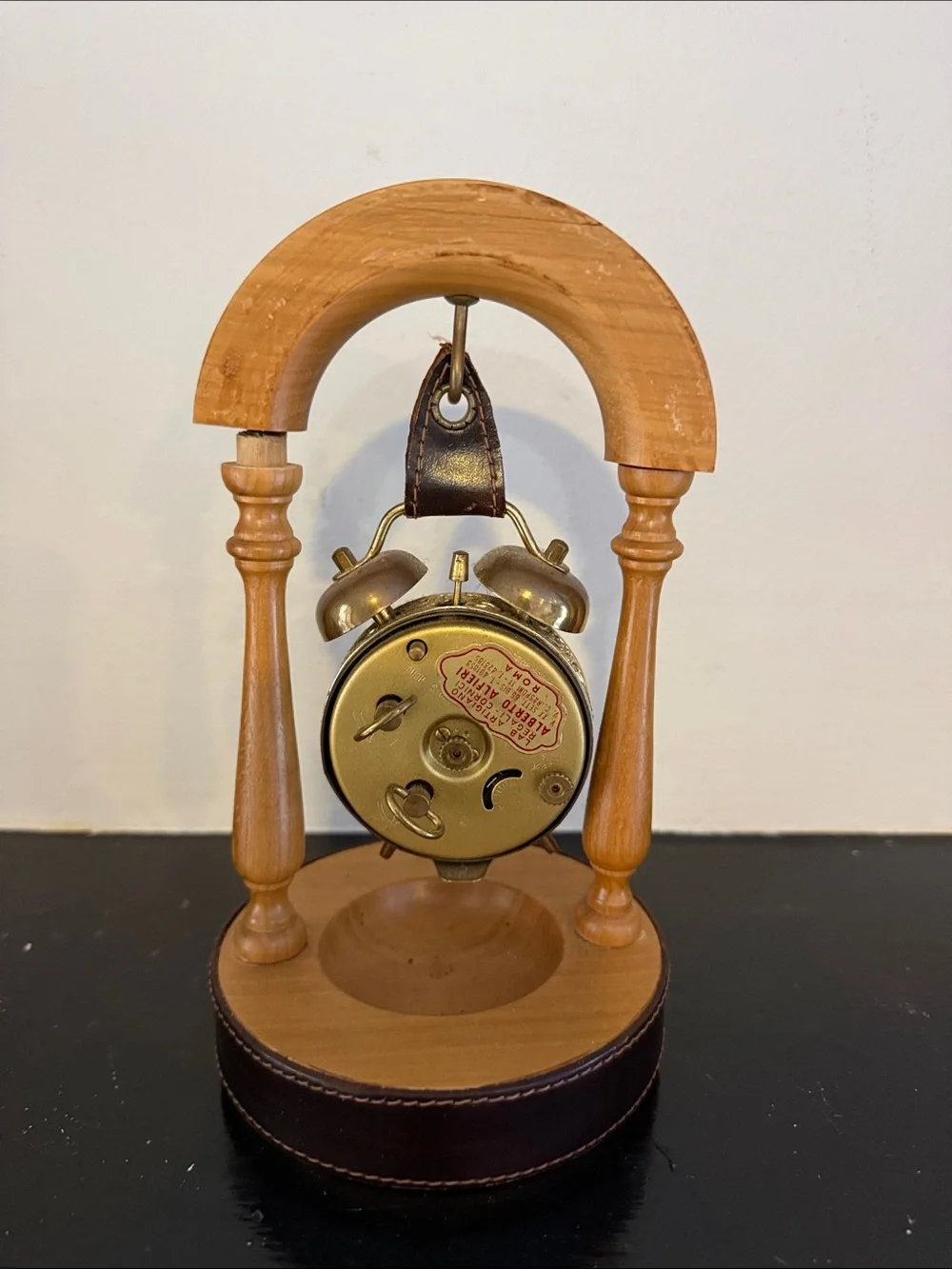 Brown and Gold Decorative Hanging Clock Stand - Unbranded